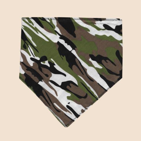 Klassisches Camouflage Snap-On Bandana