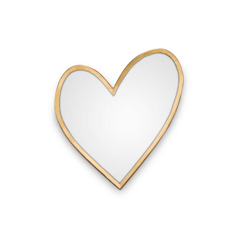 Mirror Heart Gold 30cm
