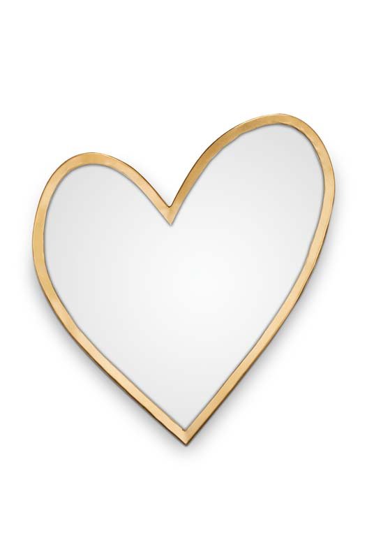 Mirror Heart Gold 30cm