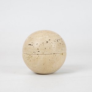 Objet Sillage - Travertine incense burner