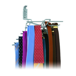 Rayen – Colgador para corbatas y cinturones, gran capacidad de almacenamiento, 22,5x23,5 cm