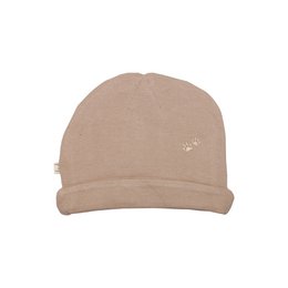 Beanie Rib 2x2 Organic | Taupe