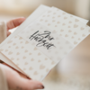Zur Hochzeit - Klappkarte mit Umschlag und Banderole
