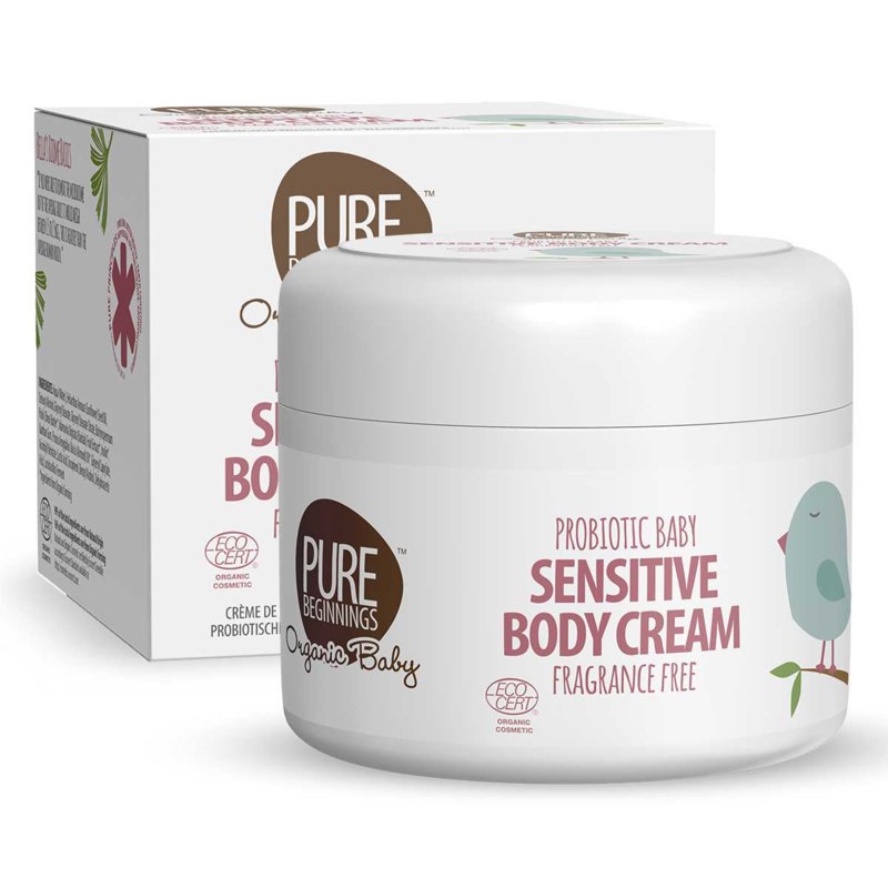 Crema Corporal Probiótica para Bebés Sensibles - Sin Fragancia