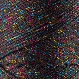Sensy Premium 2mm Multi Sparkle - Cordón de macramé 90% polipropileno / 10% poliéster de 251 yardas