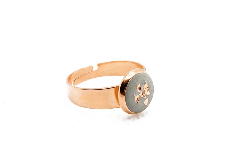 RING // beton | Rose