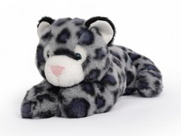 One Love Knuffel - Sneeuwluipaard Sky Grijs En Zwart