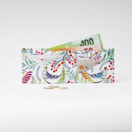 FLORALITY BIRD Tyvek® kartonnen portemonnee / portemonnee