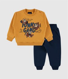 Tiger Race – Set aus gebürstetem Fleece