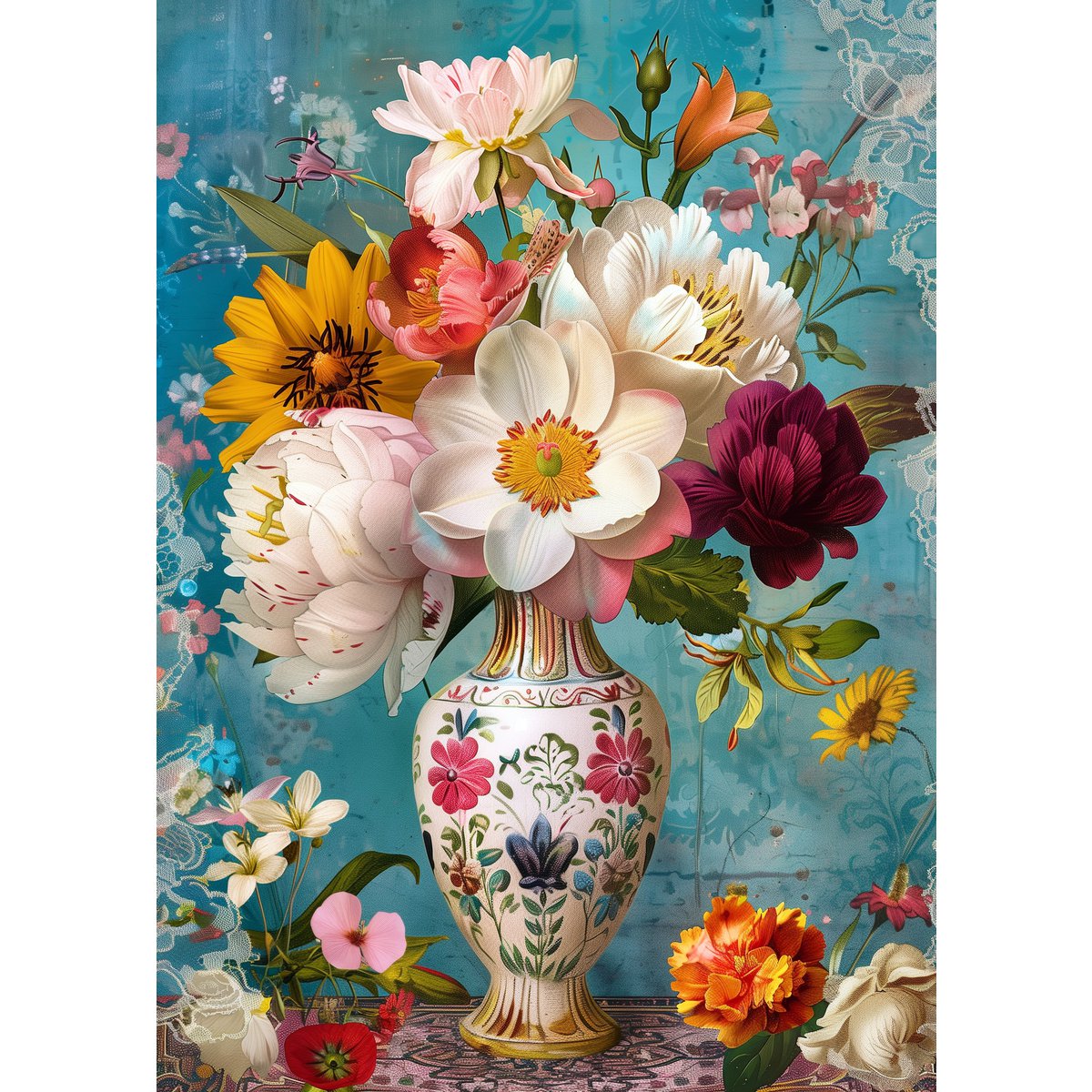 Flowers of the Dutch Masters: NO. 09 | Kaart Fripperies