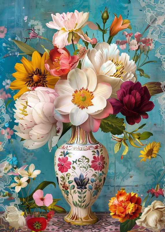 Flowers of the Dutch Masters: NO. 09 | Kaart Fripperies