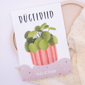 Opstrijkbare foto plant Pilea patch kamerplant - cadeaushirt versieren