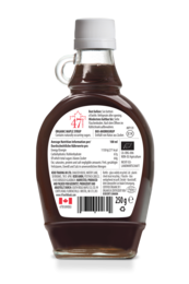 ENKEL KILDE Økologisk ahornsirup, Canada Grade A, meget mørk, stærk - 250g