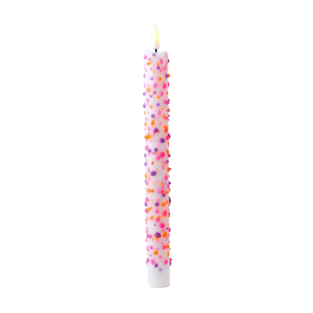 Candela a colonna LED Vivid Sparks - Set da 2