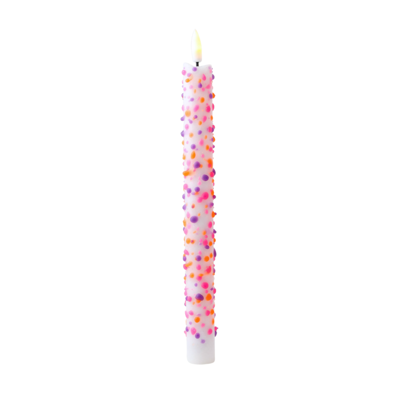 Candela a colonna LED Vivid Sparks - Set da 2