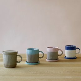 MU / Mug with lid 400ml  seaside