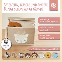 Storage box Reh Ella with lid