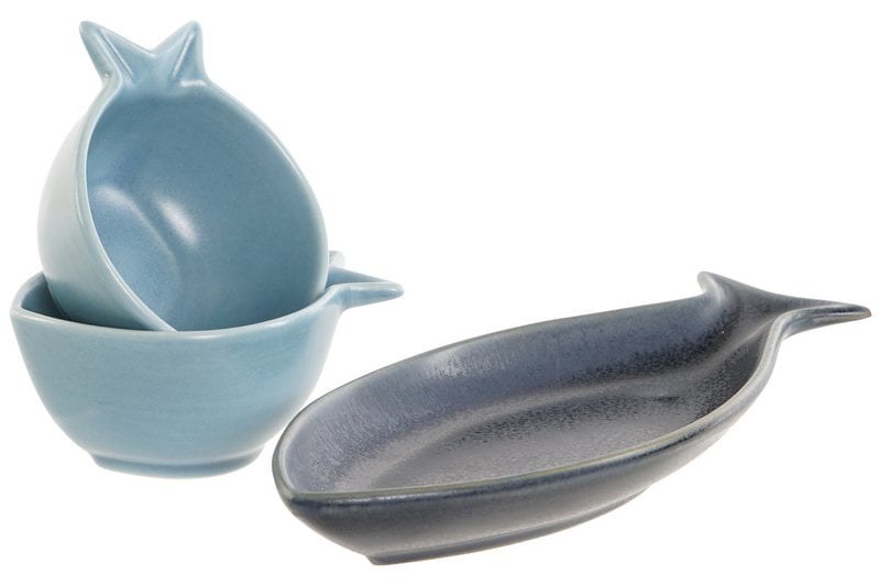 APERITIVO SET 4 PORCELANA 19,5X16,5X1,3 PECES PC211043