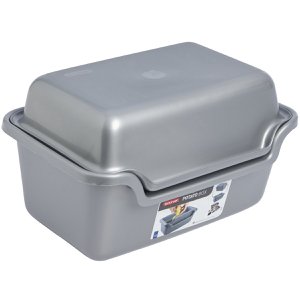 Curver potato peeling container 2-piece silver