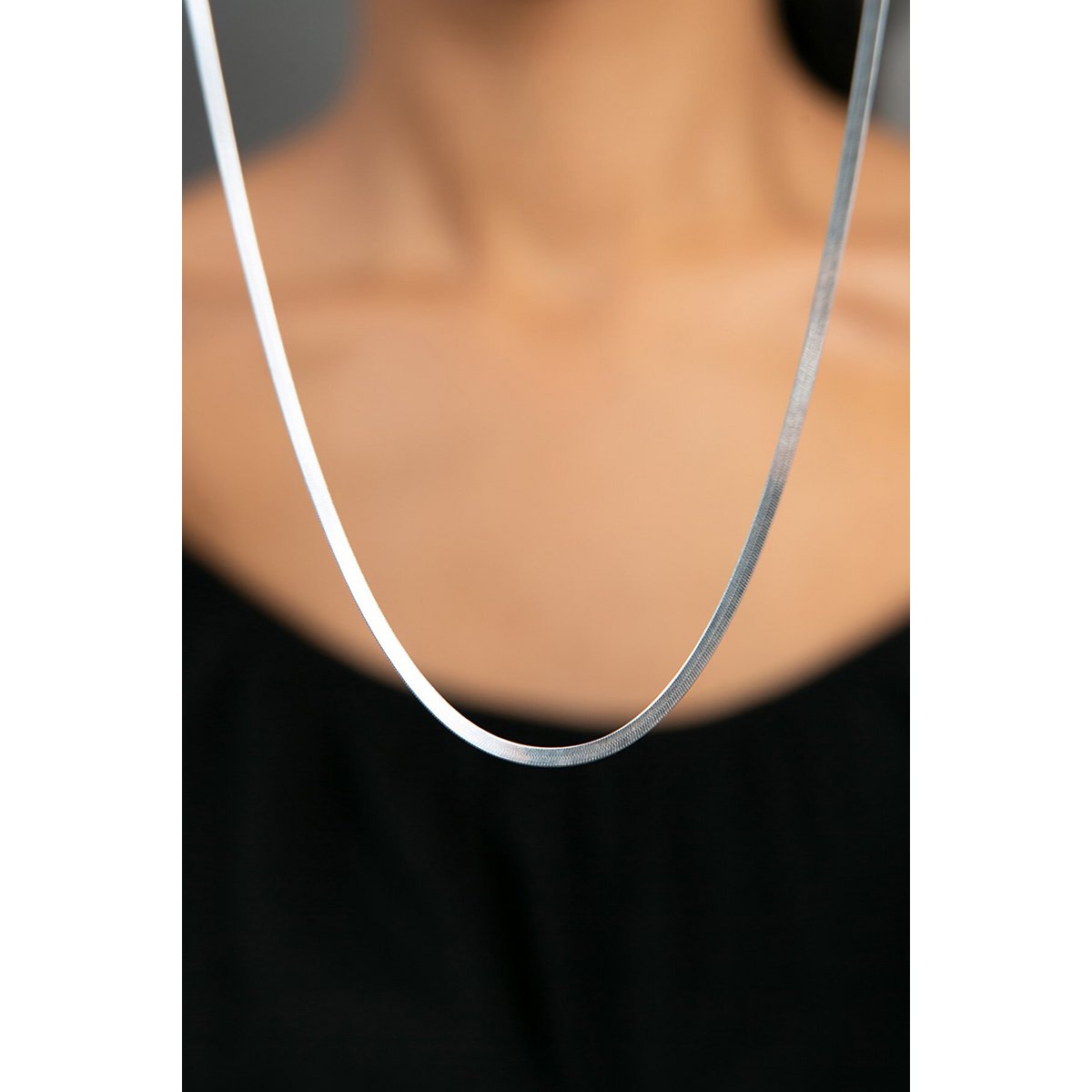 COLLANA ITALIANA CATENA IN ARGENTO