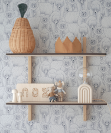 Regenboog Tafellamp Beige