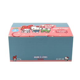 😍Hello Kitty and Friends, Soin des Lèvres, Parfumés, Fraise, Hydratation, Enfants, Vegan, 5g, TAKE CARE