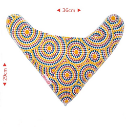 Puntslab Aboriginal art - baby slabbetje