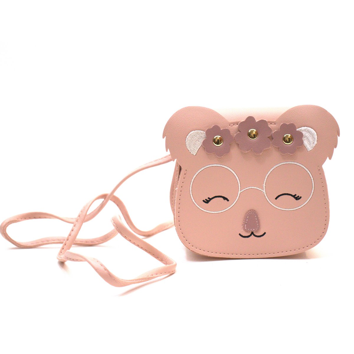 Children's shoulder bag - Yumi the little koala Pink