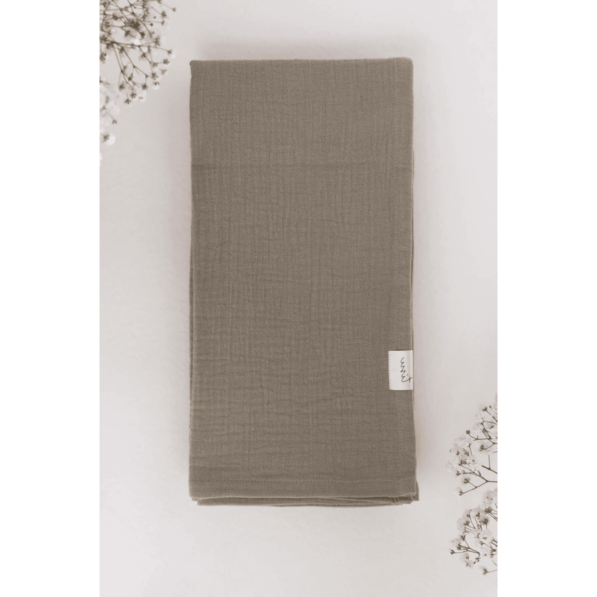 TISU muslin svøb, Taupe