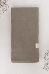 TISU muslin svøb, Taupe