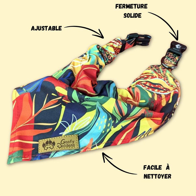 Collana tropicale e bandana