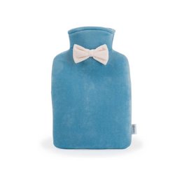 JOT ACQUA CALDA CON COPERCHIO IN VELLUTO - 1L - BLU ACCIAIO
