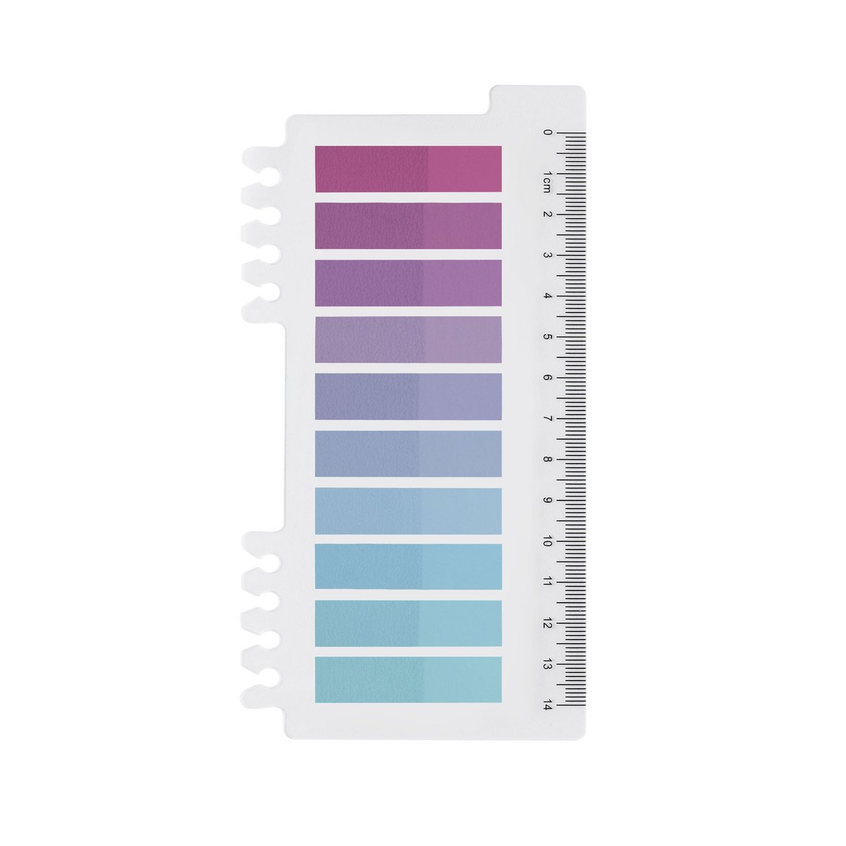 Blueberry Mist | Sticky Notes | Ordinate Transparent Haftnotizen | Seitenmarkierer | Ästhetischer Post it| Haftstreifen|