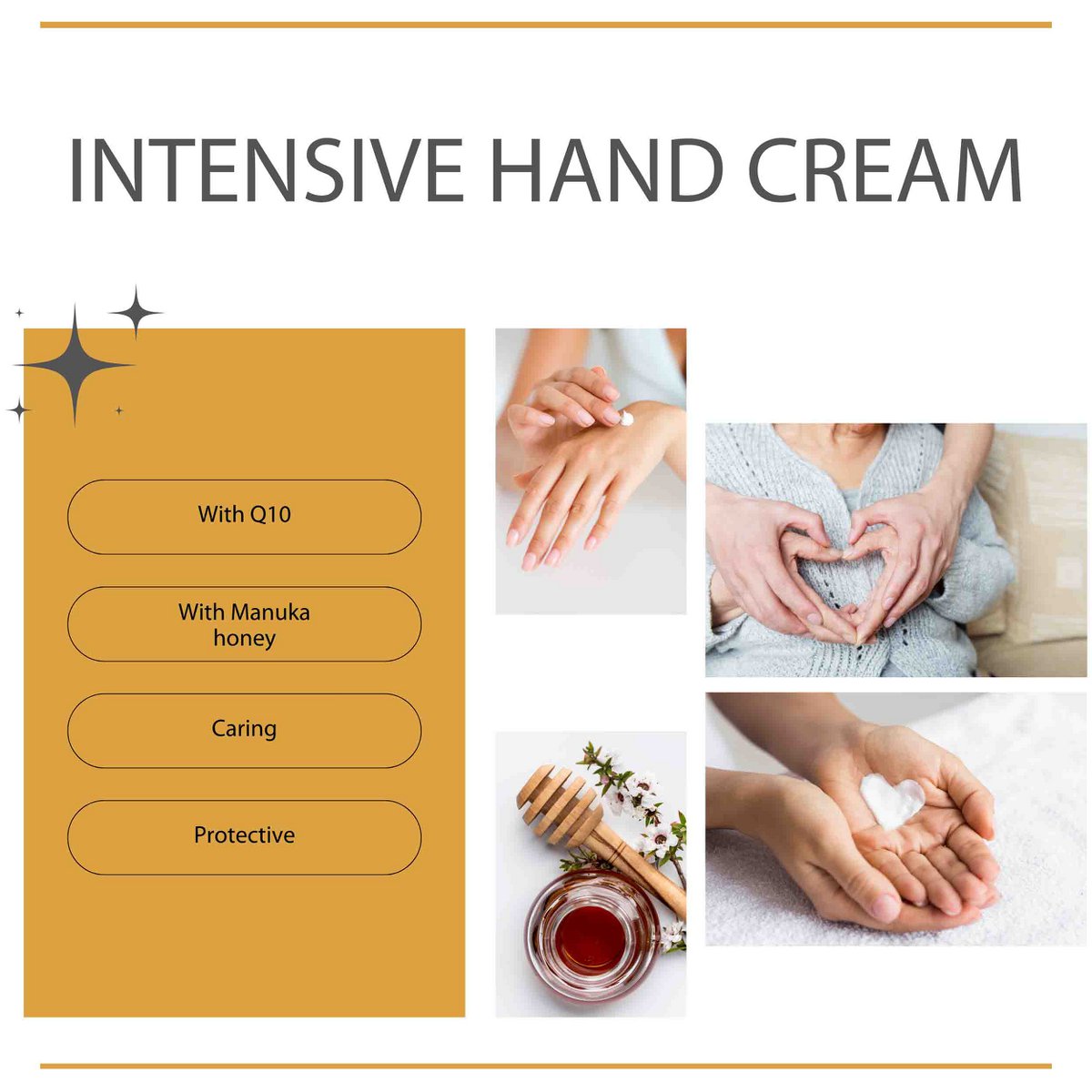 Kosmetyki Camille | Intensywny krem ​​do rąk - handcrème - 60ml