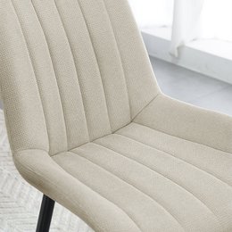 Silla de comedor Jarvis [juego de 2] [tela de lino]