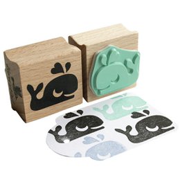 Leuke walvisstempel voor creatieve avonturen