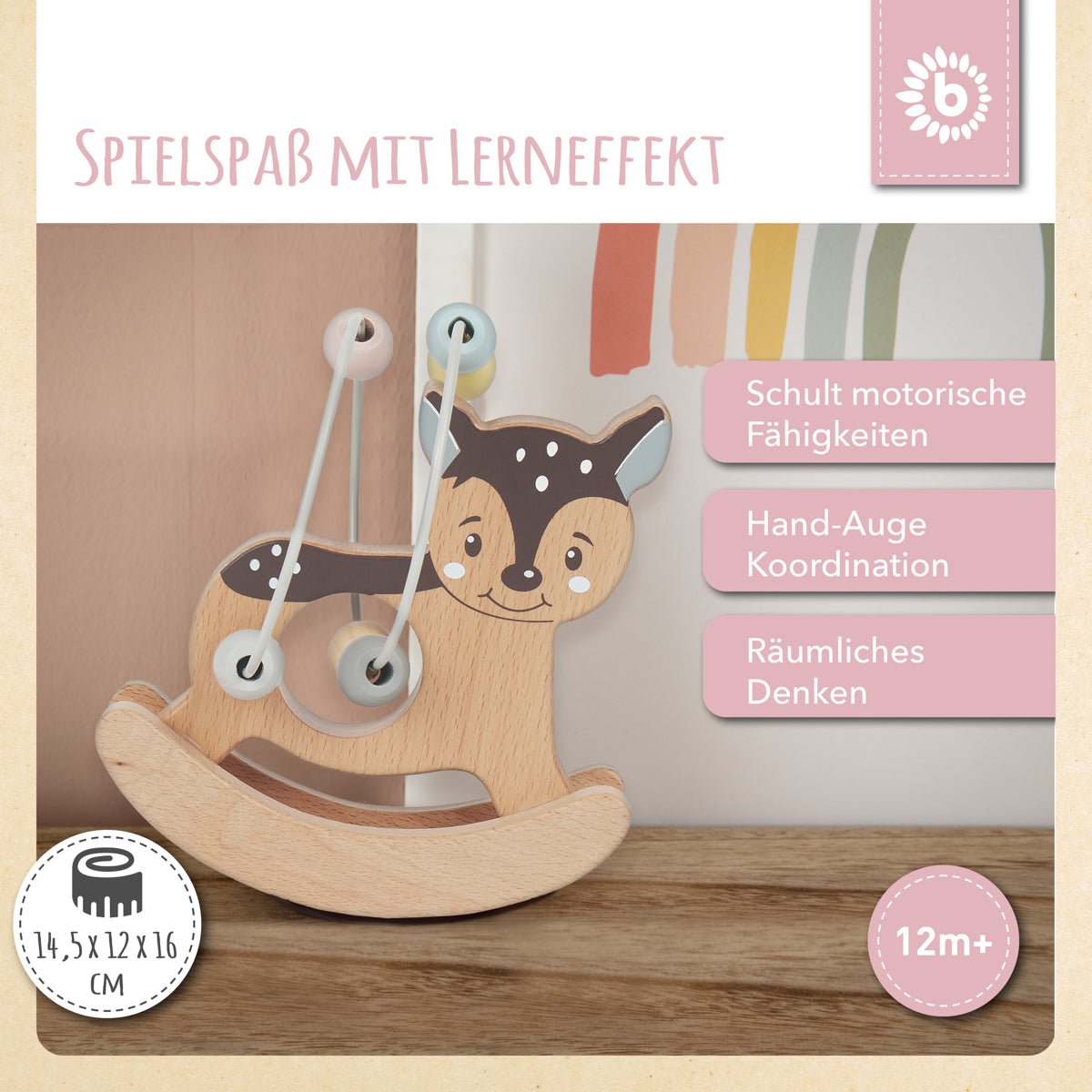 Motorband loop with rocker deer