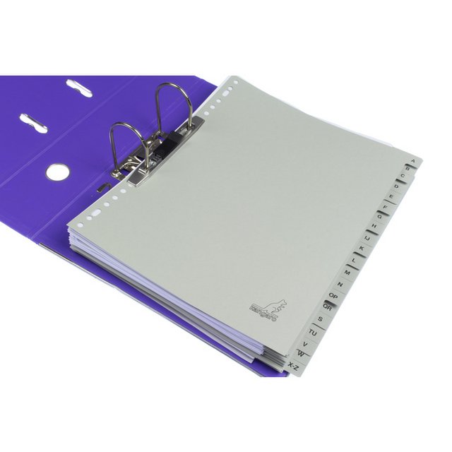 Tableau ECO A4 Lettres 180gre gris carton 23r 20dlg FSC EB