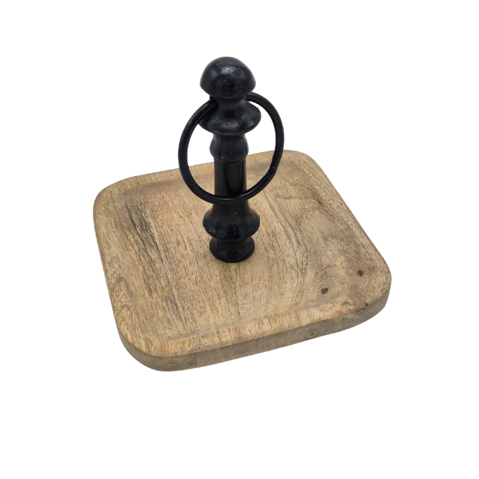 Miles Shelf - 1 Laags - Antique Black/Natural