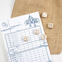 Cube game "fat prey" as a set in the bag (with dice)