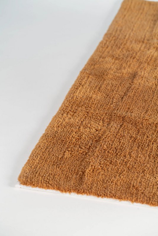 Handgetuftete Badematte aus 100 % Baumwolle – Gold