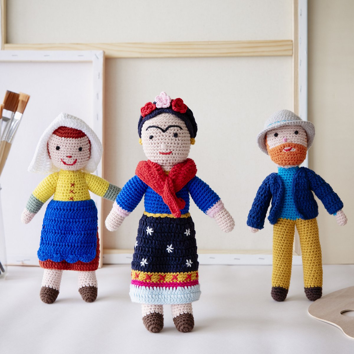 Hæklet Frida Kahlo