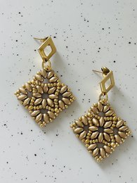 Øreringe Duo Guld