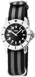 4You unisex watch with textile strap