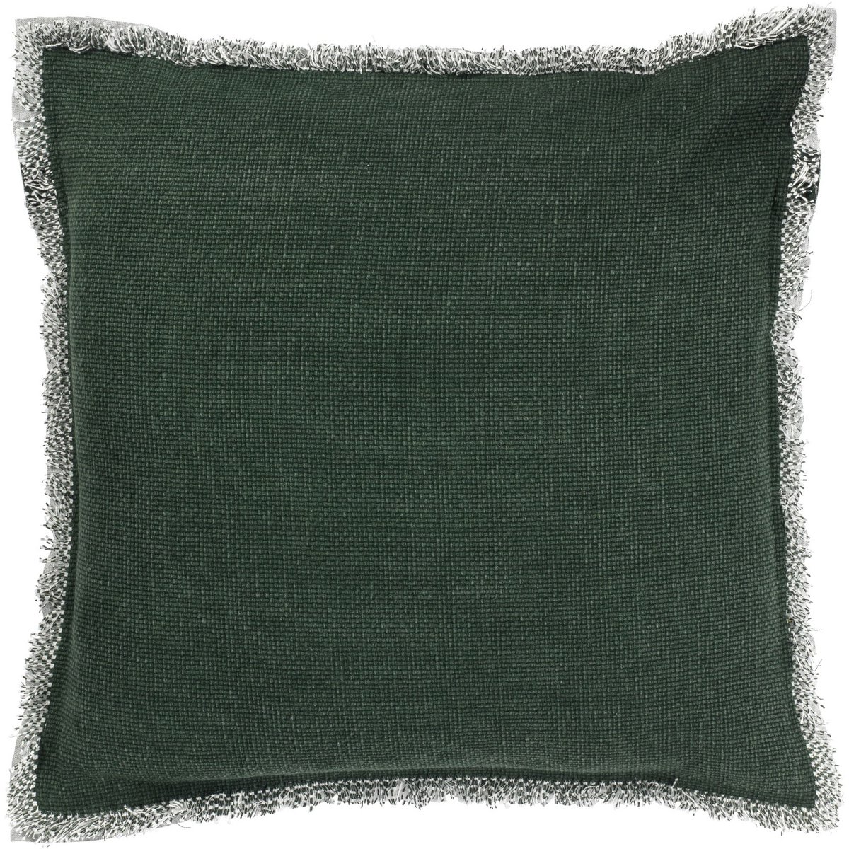 Dutch Decor BURTO - Cushion washed cotton 60x60 cm Mountain View - green