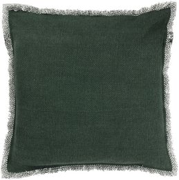 Dutch Decor BURTO - Cushion washed cotton 60x60 cm Mountain View - green