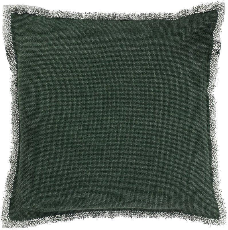 Dutch Decor BURTO - Cushion washed cotton 60x60 cm Mountain View - green