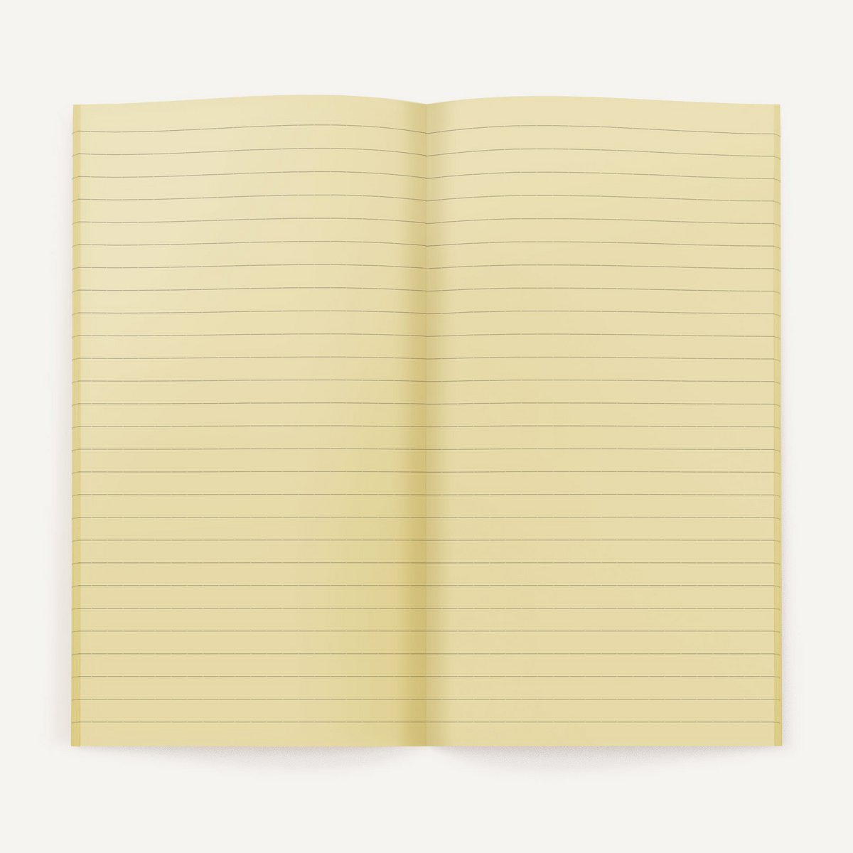 Zero-Waste Notebook RULED — Vanilla Color
