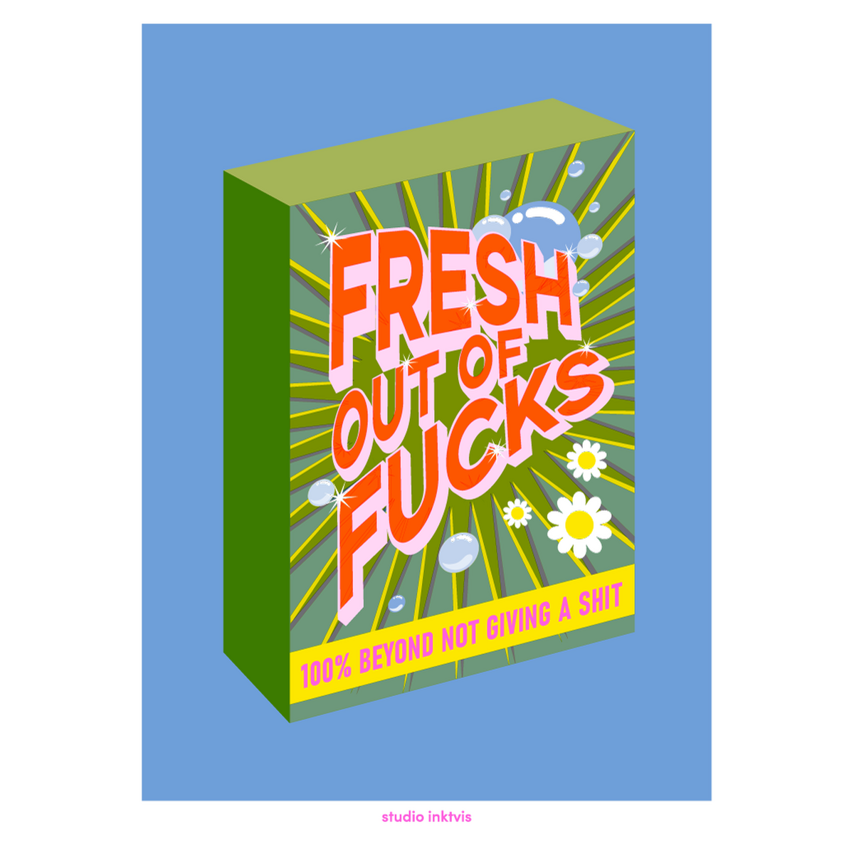 Riso Kunsttryk Frisk ud af knepper 13 x 18 cm