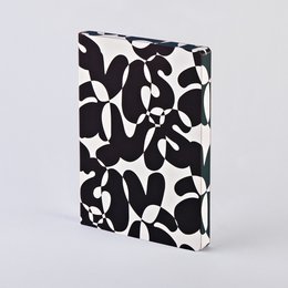 Vis-à-Vis - Graphique L | Carnet A5+ | Journal pointillé | Points de 3,5 mm | 256 pages numérotées | Papier Premium 120g | cuir recyclé | produit de manière durable en Allemagne